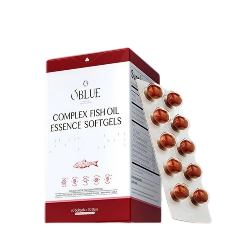 OBLUE Complex Fish Oil Essence Softgels – 60 Softgels