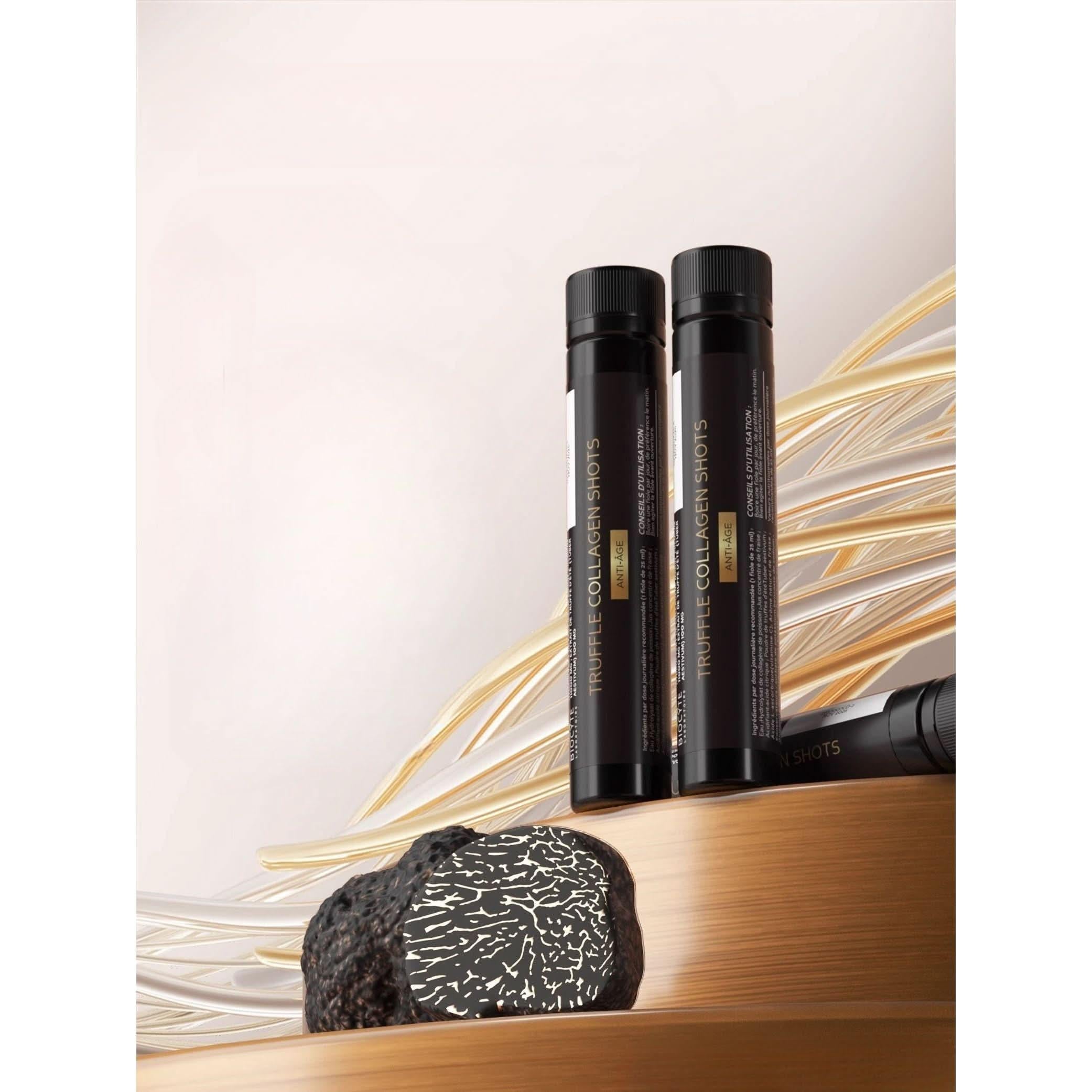BIOCYTE Truffle Peptide I&III Shots – Potenciador de Colágeno y GAG (10 x 25ml) | Hidratación Profunda, Relleno de la Piel y Antienvejecimiento