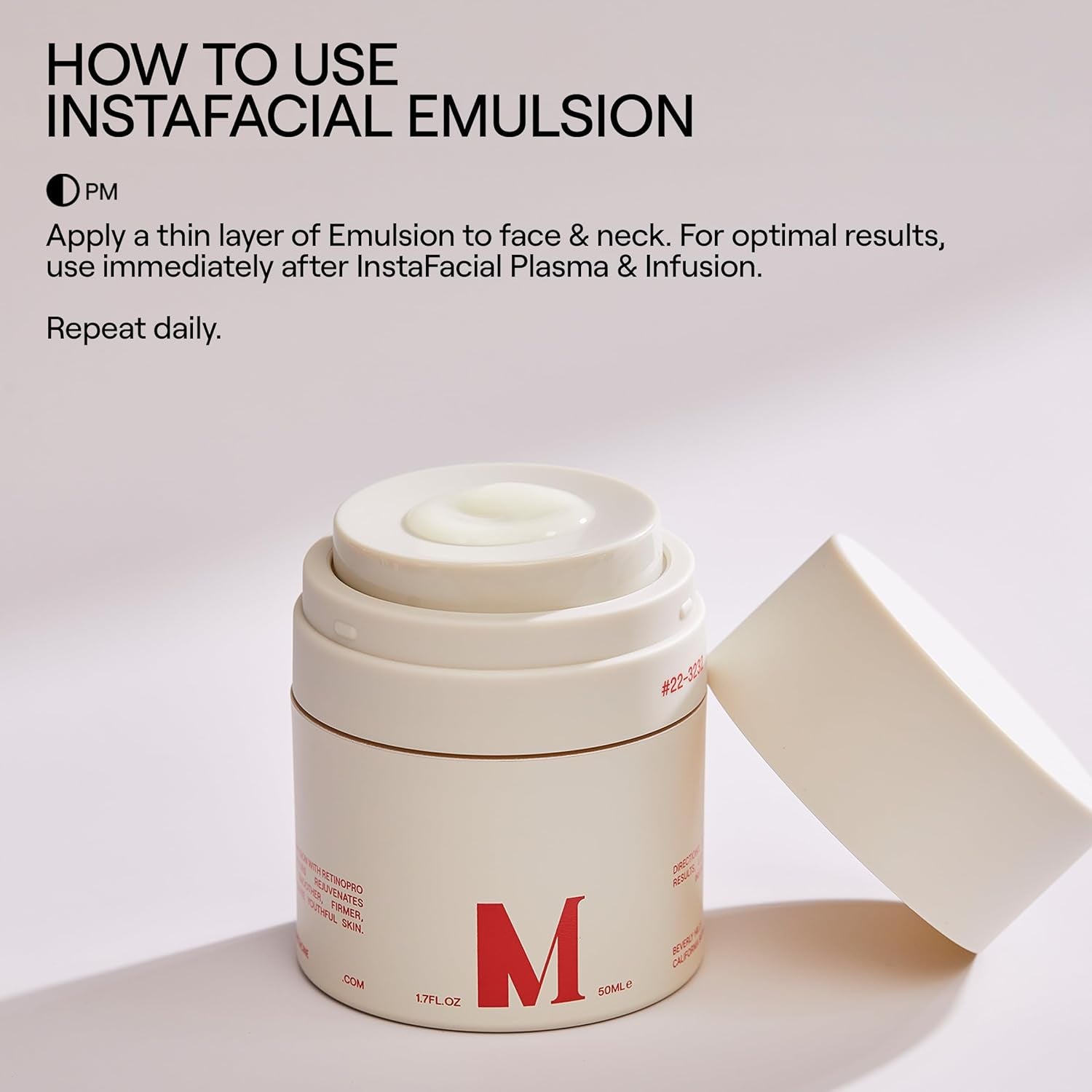 Dr. Diamond's Metacine InstaFacial Emulsion RetinoProGrowth Factor Night Cream – 50ml | Retinoid & Growth Factor Complex with Niacinamide, Peptides & Hyaluronic Acid | Resurfacing, Skin Renewal & Hydration