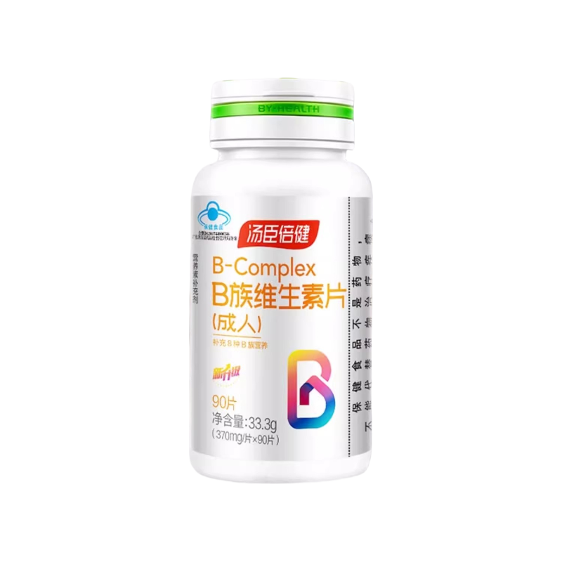 BY-HEALTH B Complex – 370mg | Apoyo diario de vitamina B para la energía, el metabolismo y la salud del sistema nervioso