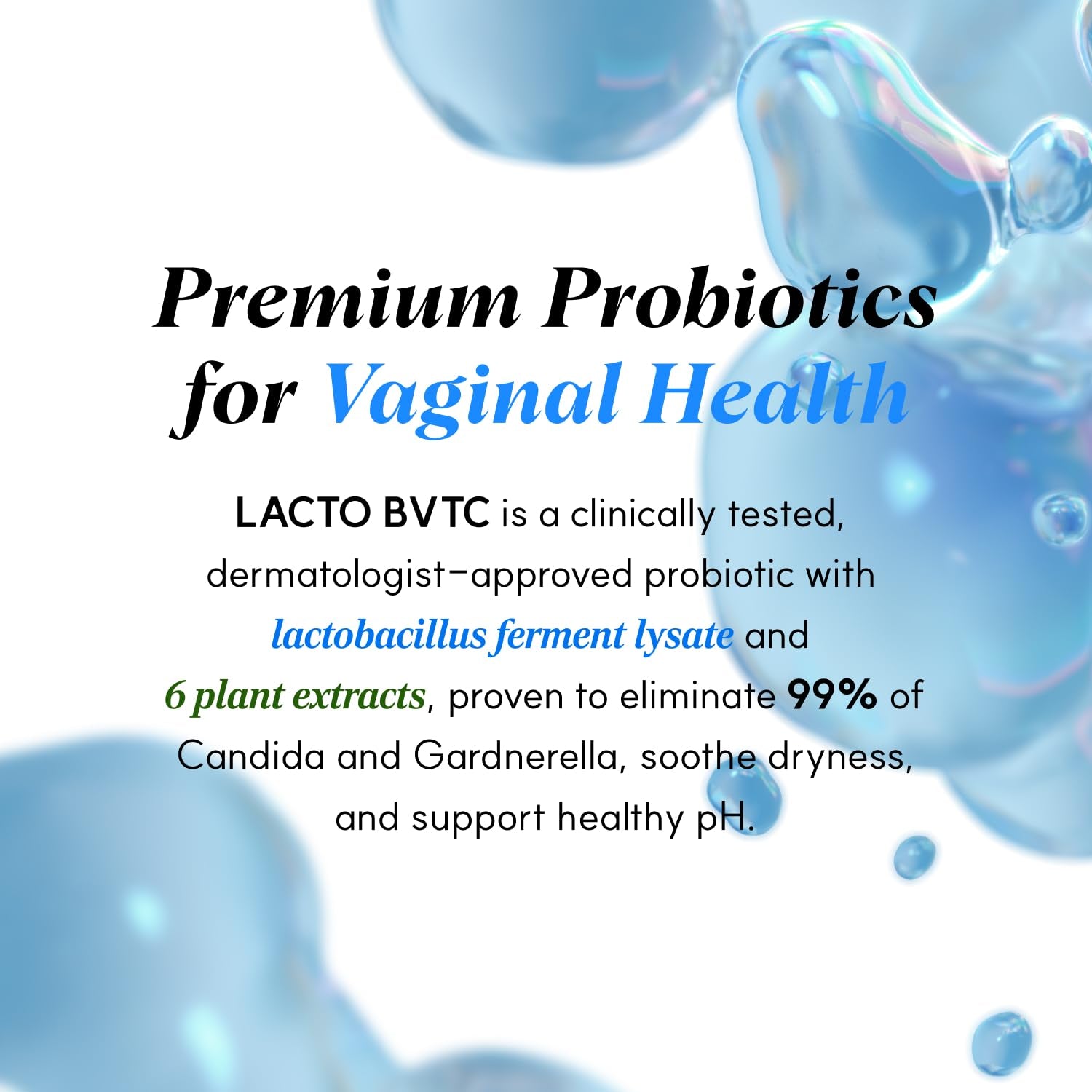 LACTOMEDI Intimate Care Gel – 10 Pack | 10-Day Intensive Vaginal Care | Probiotic Applicator Gel for BV, Yeast Infection & pH Balance | Odour & Itch Relief