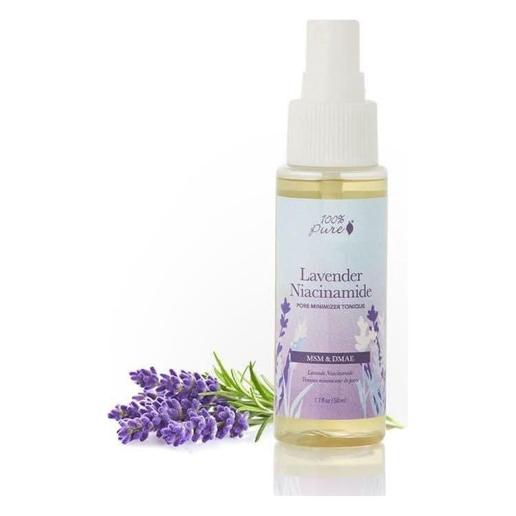 100% PURE Lavender Niacinamide Pore Minimizer Tonique - Glam Global UK100% PURE