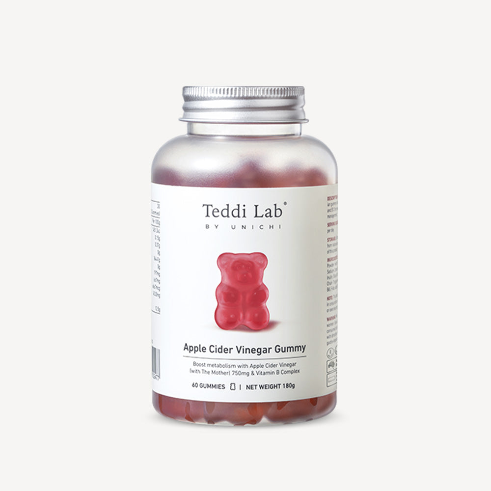 TEDDI LAB by UNICHI Apple Cider Vinegar Gummy – 60 Gummies