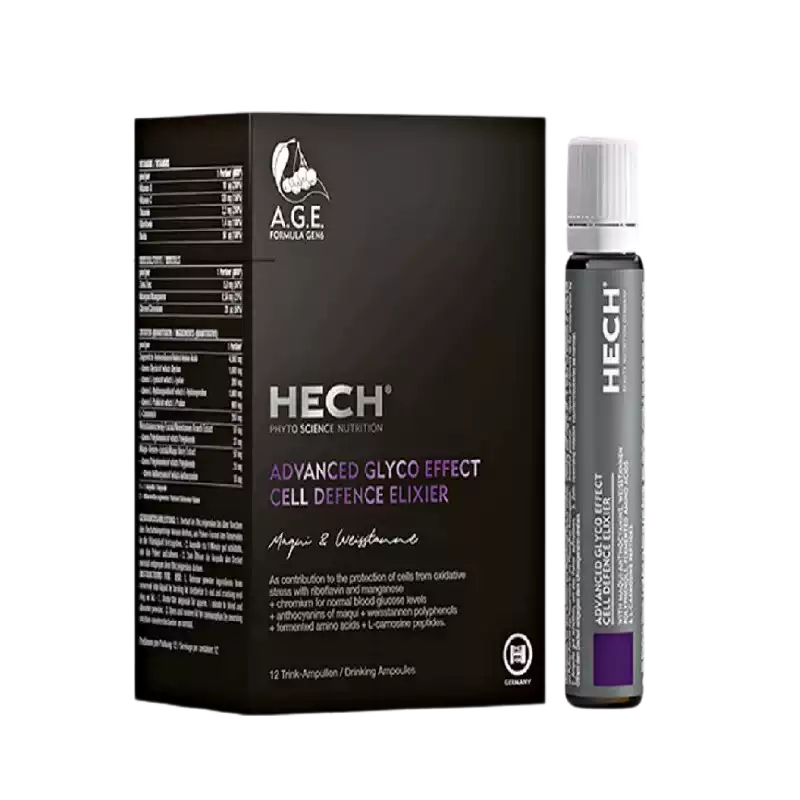 HECH Anti-Glycation Drink 6th Generation – 12 Vials