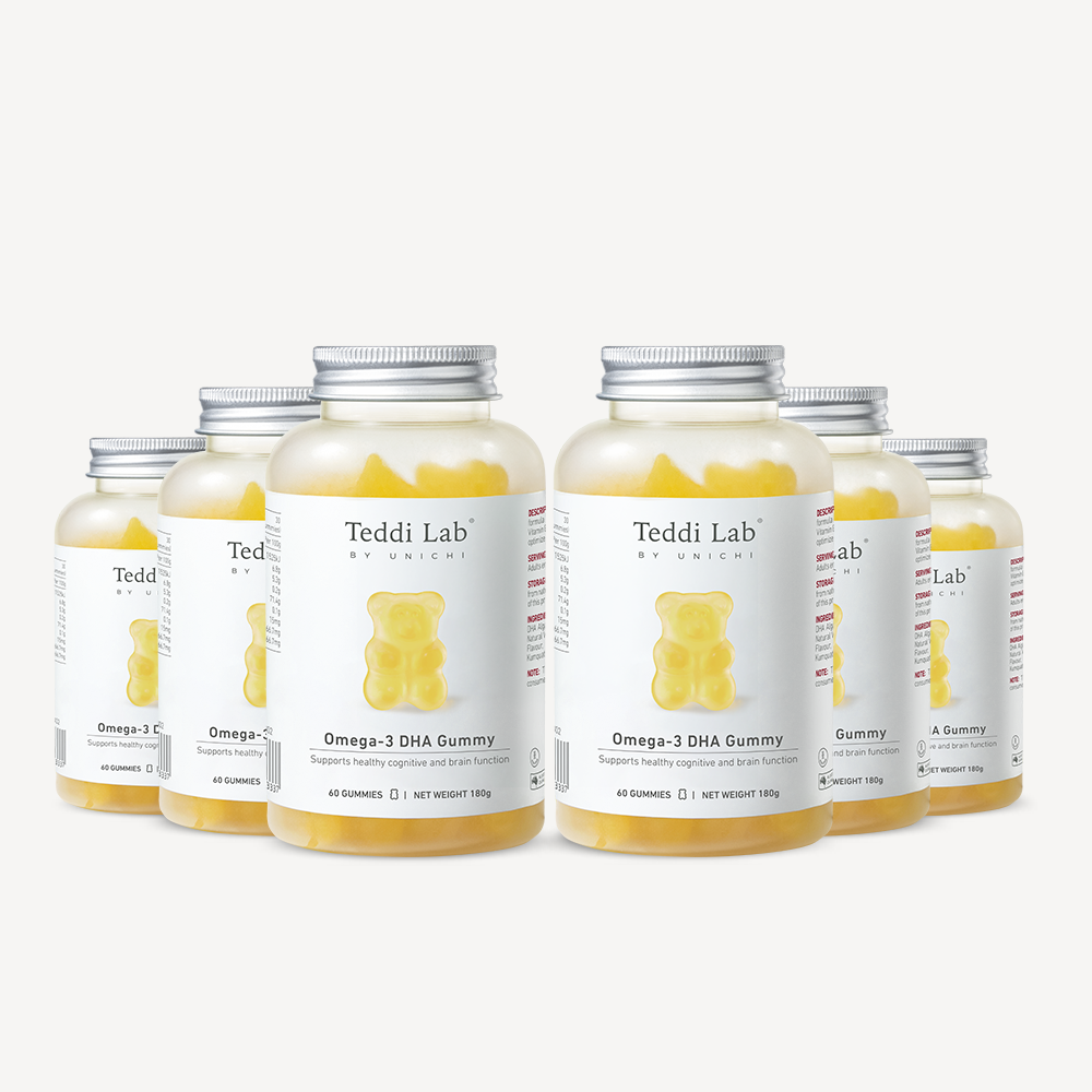 TEDDI LAB by UNICHI Omega-3 Algae DHA Gummy – 60 Gummies