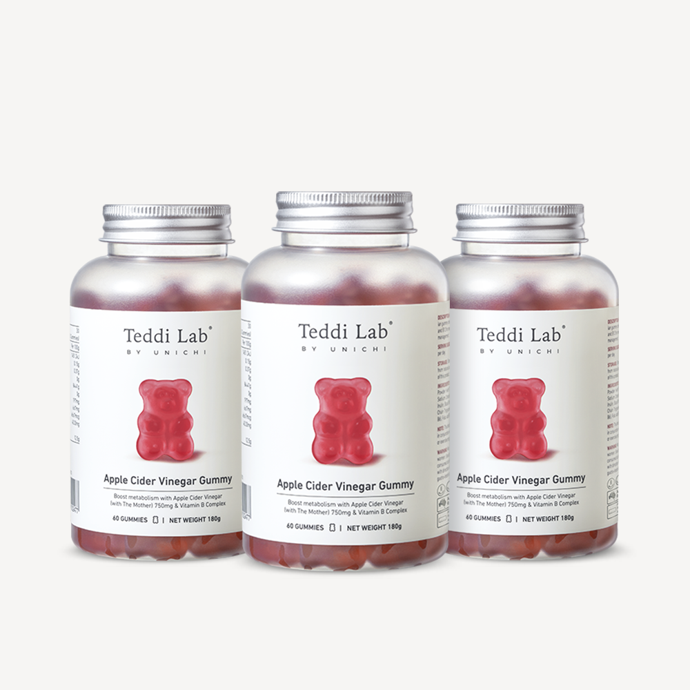 TEDDI LAB by UNICHI Rose Collagen Gummy – 60 Gummies