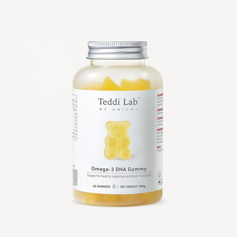 TEDDI LAB by UNICHI Omega-3 Algae DHA Gummy – 60 Gummies