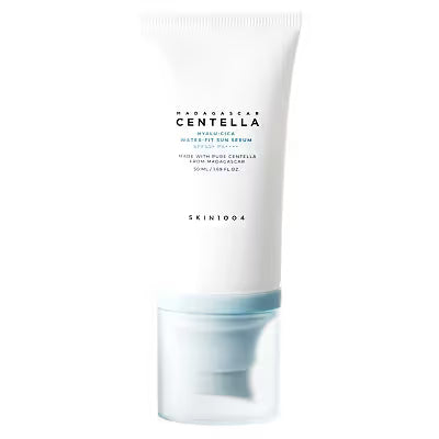 SKIN1004 Madagascar Centella Hyalu-Cica Water-Fit Sun Serum – SPF50+ PA++++ – 50ml (Paquete de 2)