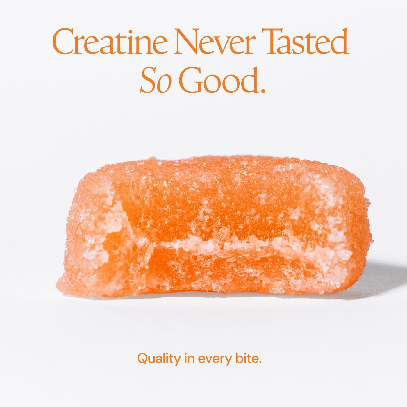 Create Creatine Monohydrate Gummies – Sour Peach | 1.5g Per Gummy | Vegan & Gluten-Free | Strength, Focus & Endurance for Men & Women