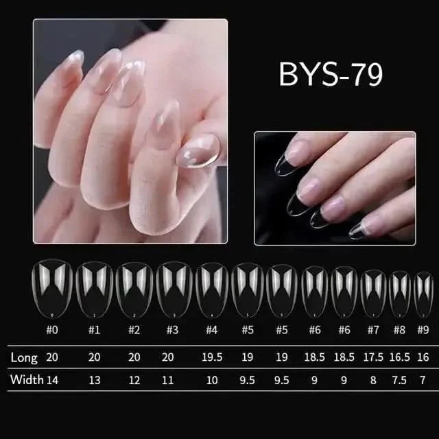 120Pcs Fake Nails American Capsule Gel X Coffin - Glam Global UKGlam Global UK