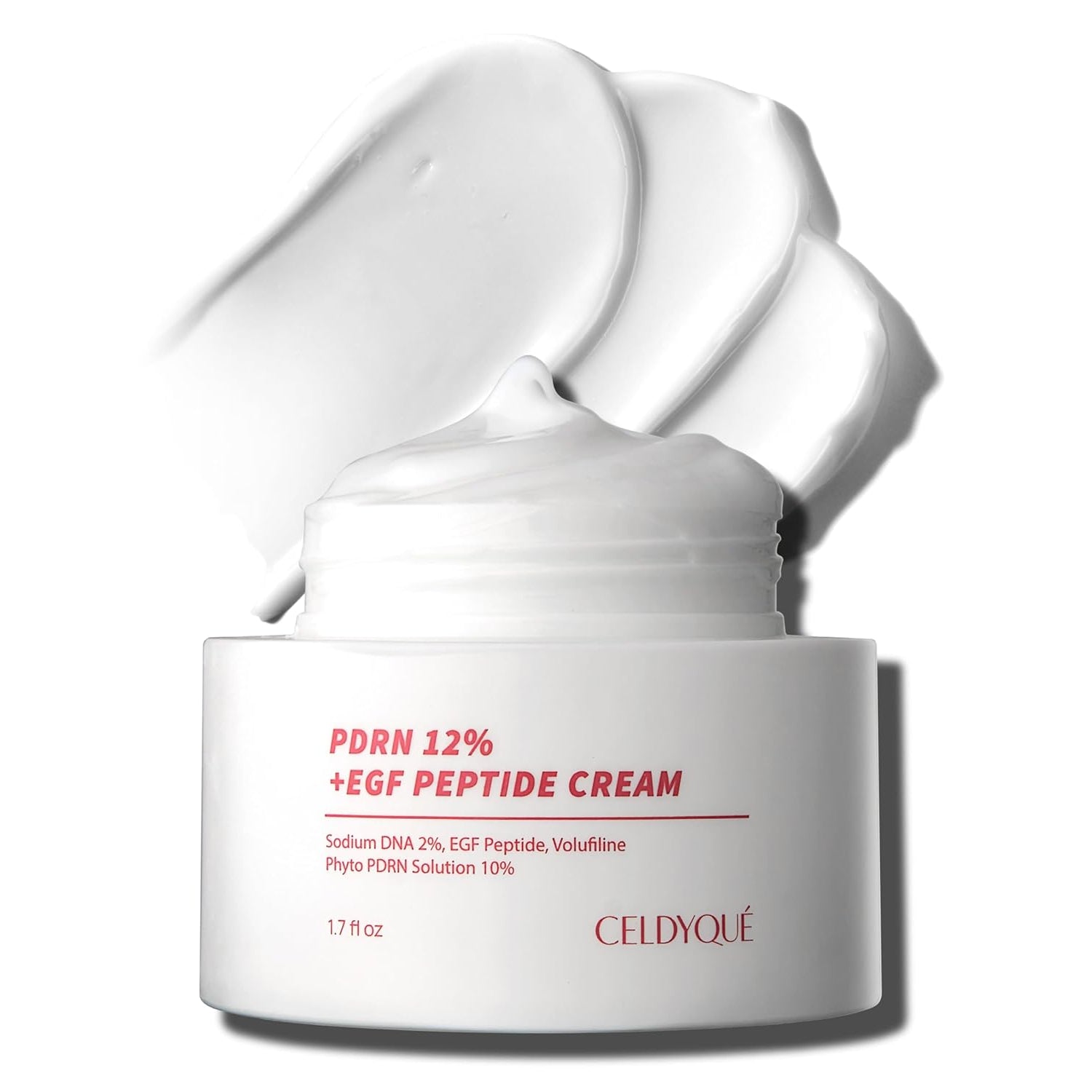 CELDYQUE PDRN 120,000ppm EGF Peptide Cream – Volufiline, Salmon DNA & Niacinamide Post-Microneedling Aftercare | Anti-Ageing | 50ml