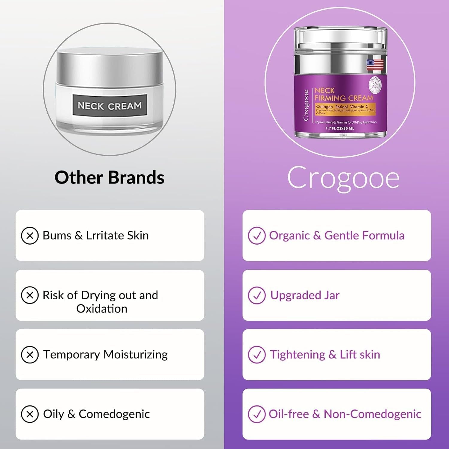 YTDB Neck Firming Cream – 50ml | Advanced Retinol & Collagen Tightening Formula