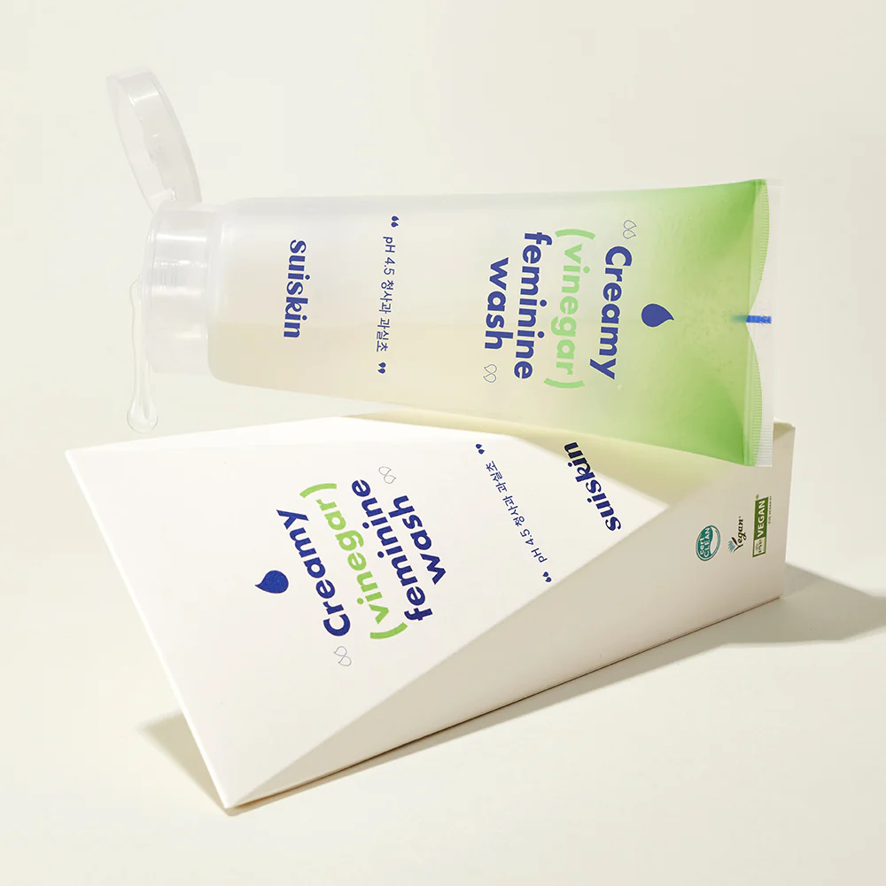 Suiskin Limpiador Íntimo Cremoso 200ml – Vegano a Base de Plantas