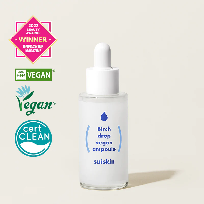 Suiskin Birch Drop Ampolla Vegana 35ml – Nutrición Calmante de Savia de Abedul
