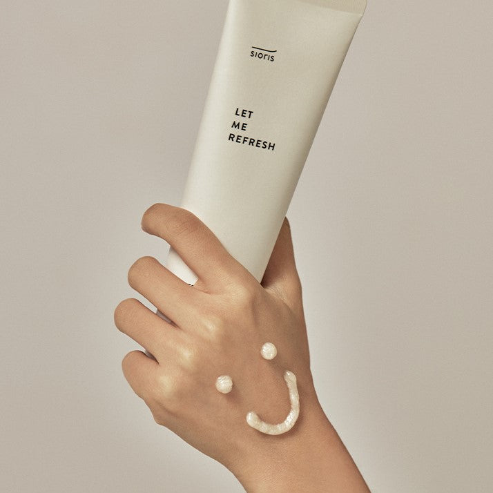 Sioris Let Me Refresh Limpiador en Espuma 120ml – Exfoliación Suave e Hidratación