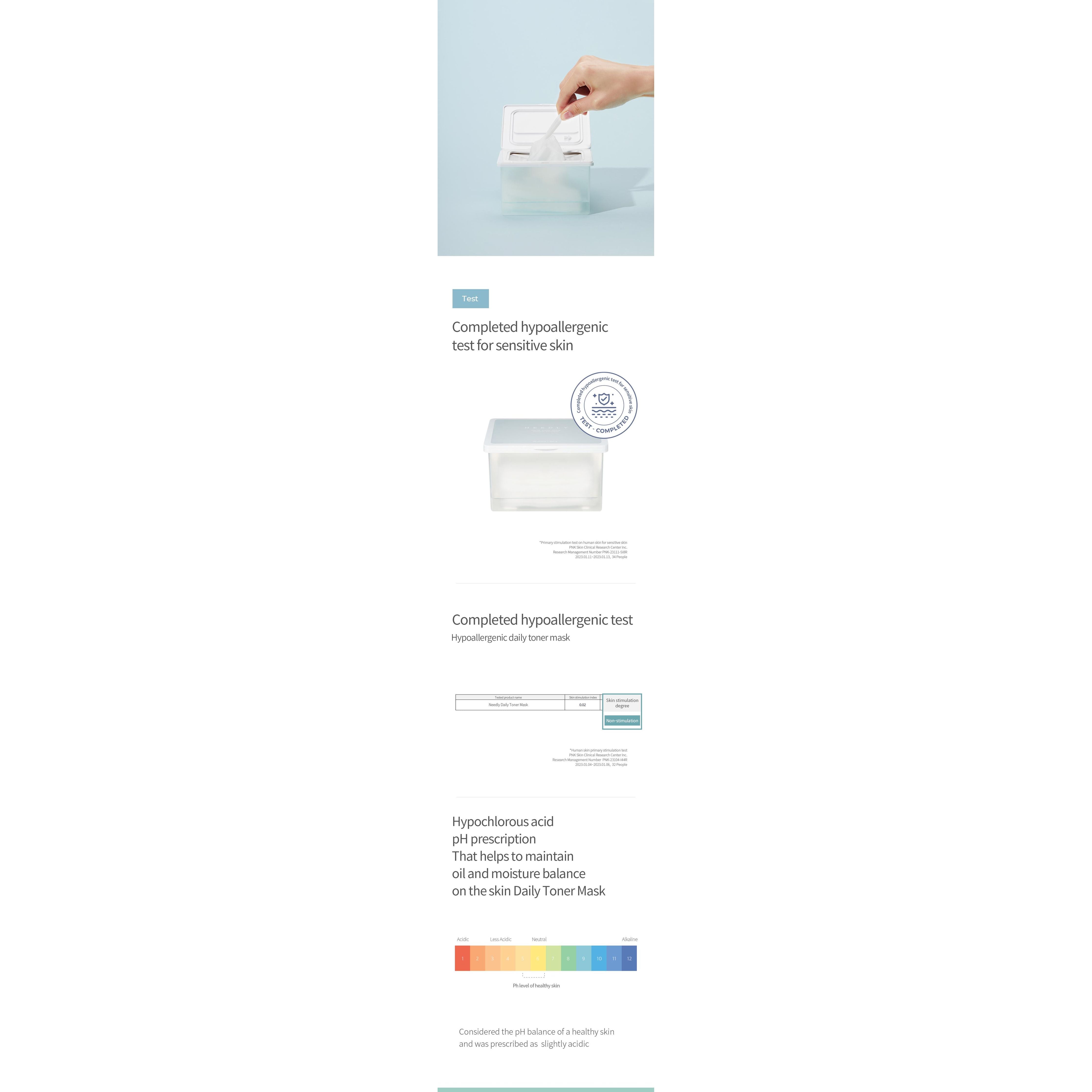 Needly Daily Toner Mask Pack (30 Sheets)