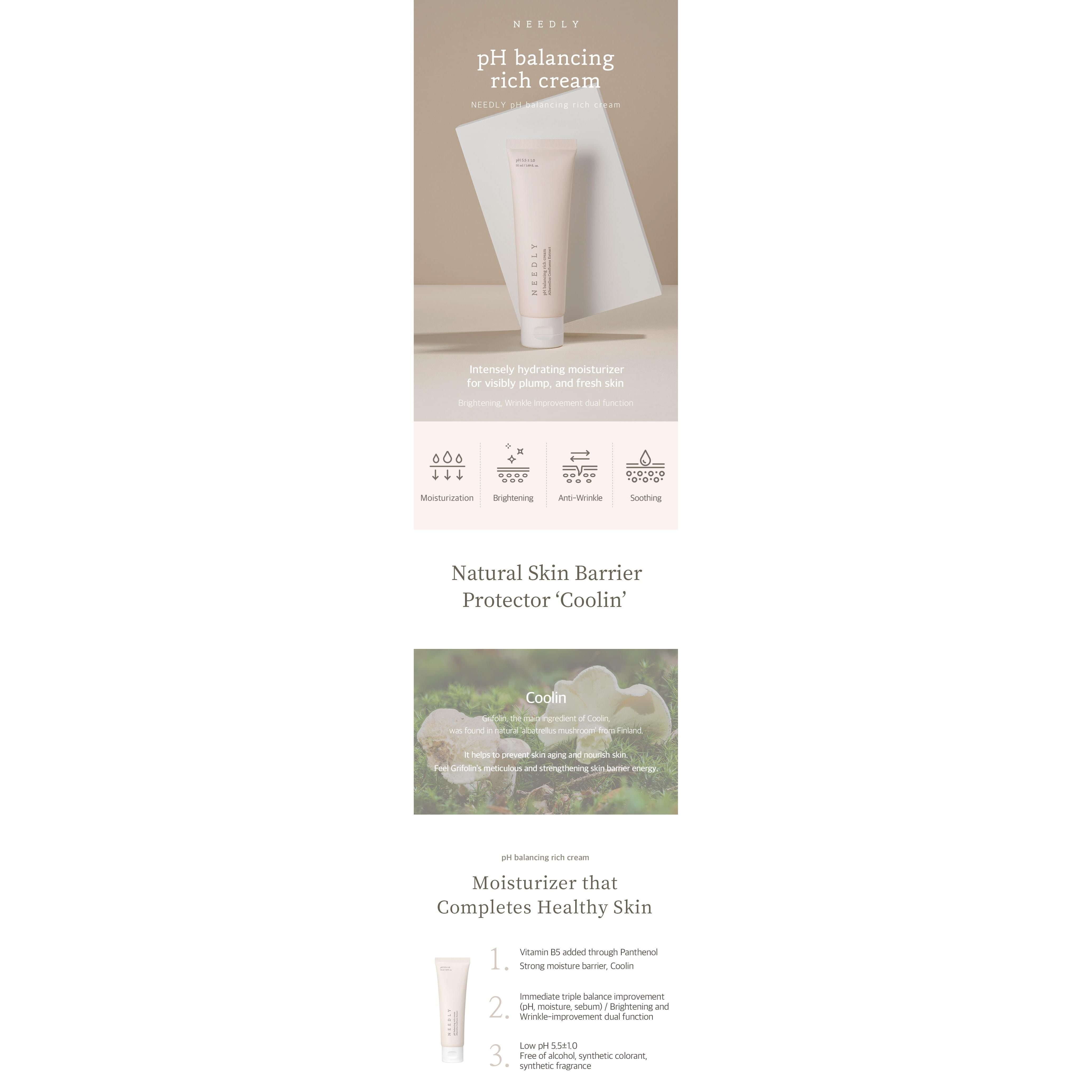 Needly pH Balancing Rich Cream 50ml