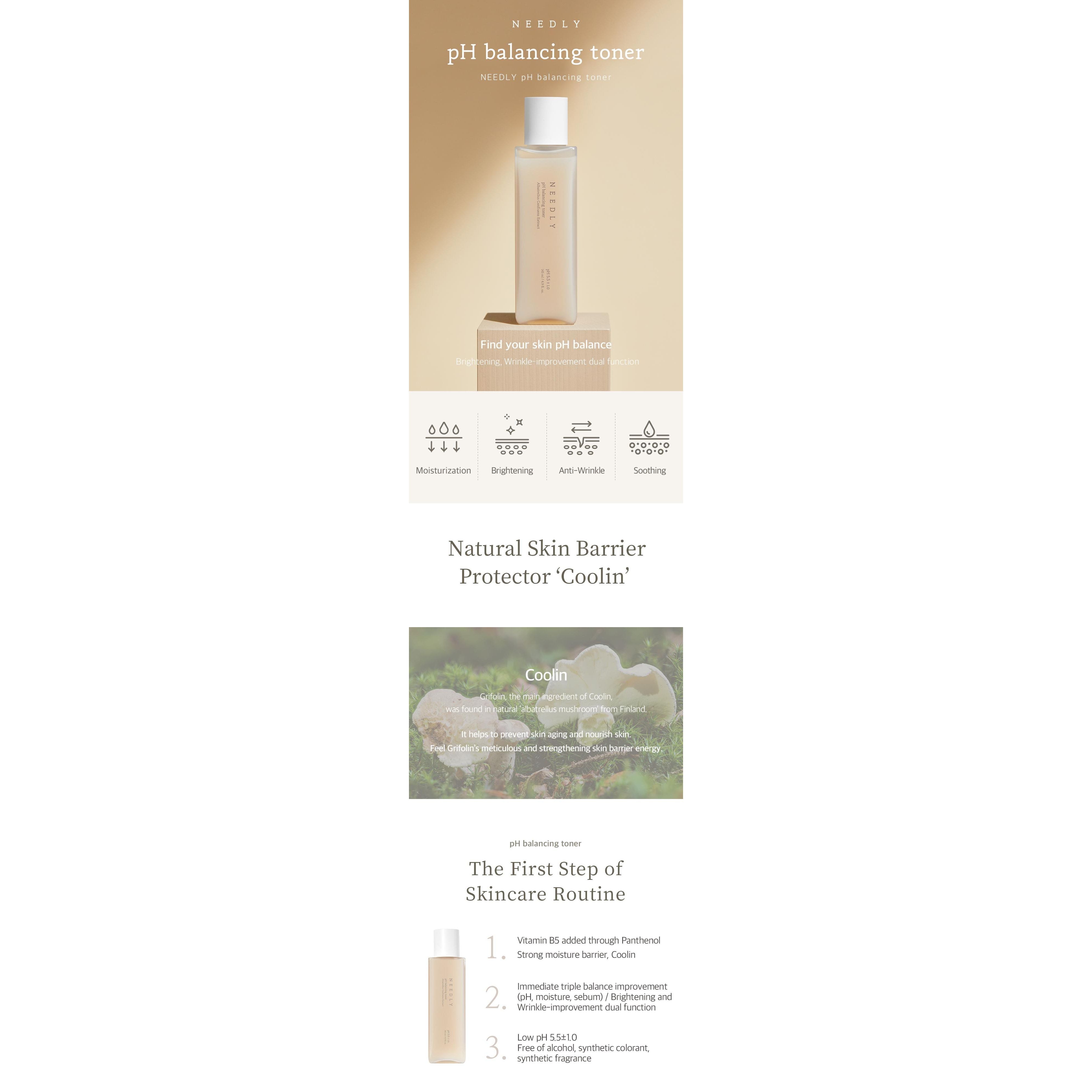 Tónico Equilibrante de pH Needly 145ml – Hidratación e Iluminación