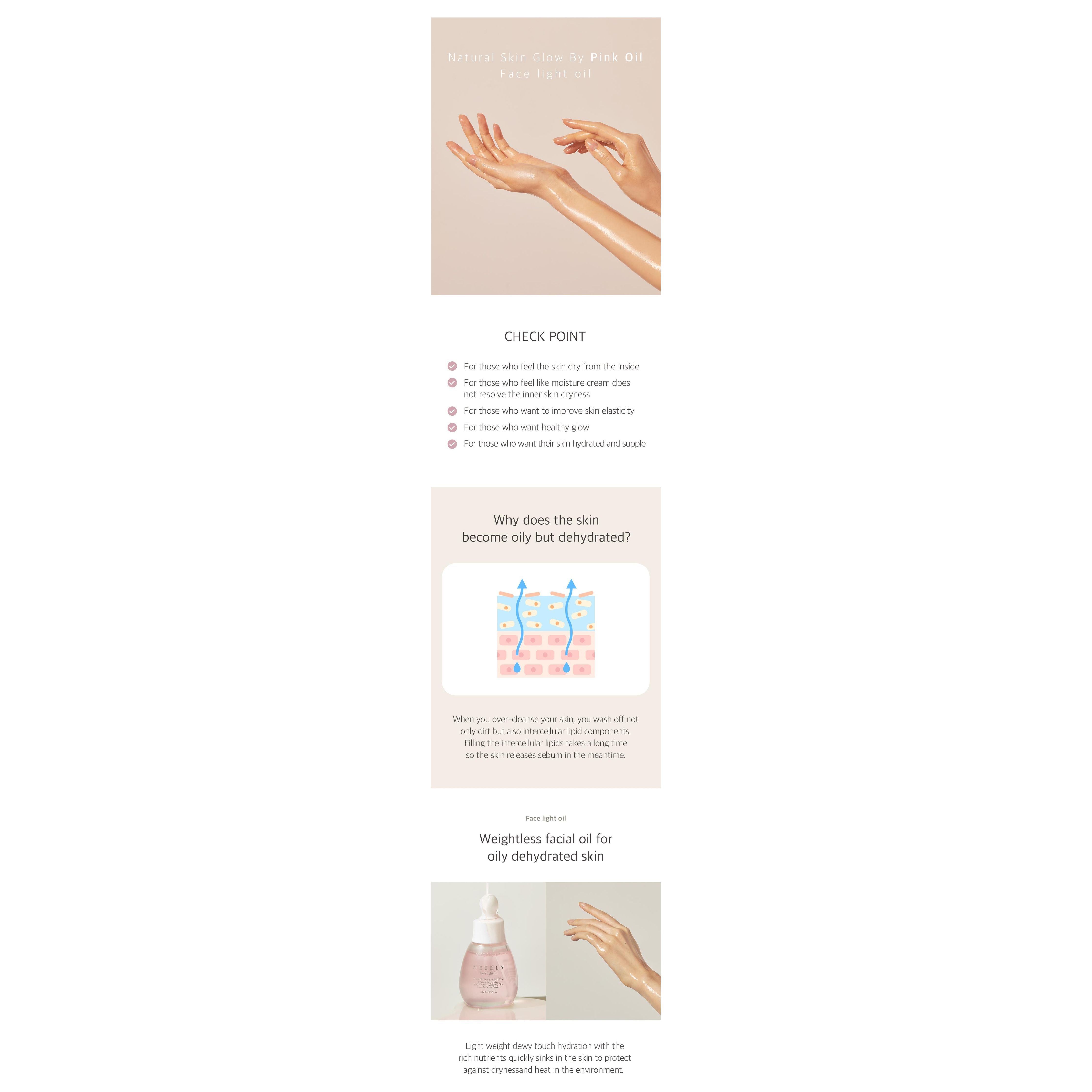 Needly Face Light Oil 30ml – Hidratación y luminosidad instantáneas