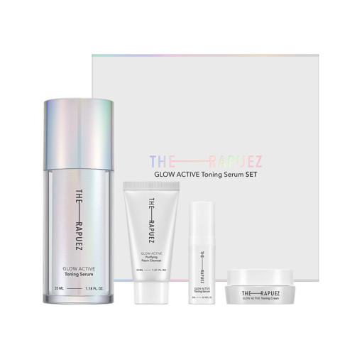 El set de sérum tonificante activo Rapuez Glow – Luminosidad de tono uniforme