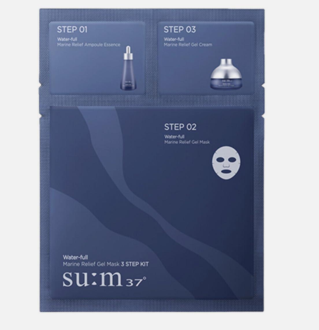 su:m37 Water-full Timeless Water Gel Mask 3-Step 10pcs