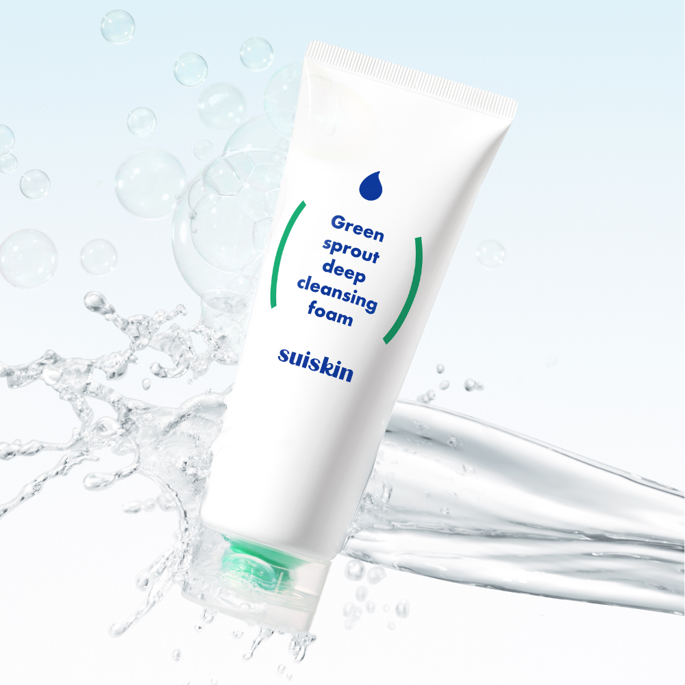 Suiskin Green Sprout Deep Cleansing Foam 150ml – Control de Grasa y Poros Limpios