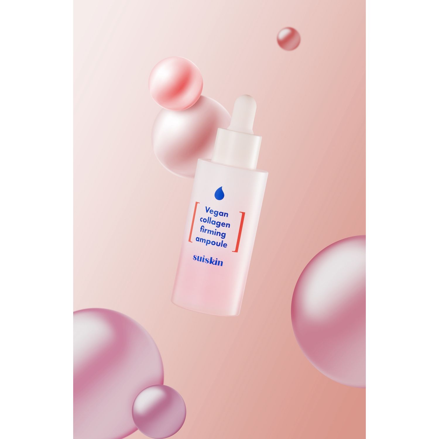 Suiskin Ampolla de Colágeno Vegano 40ml – Elasticidad, Firmeza, Luminosidad