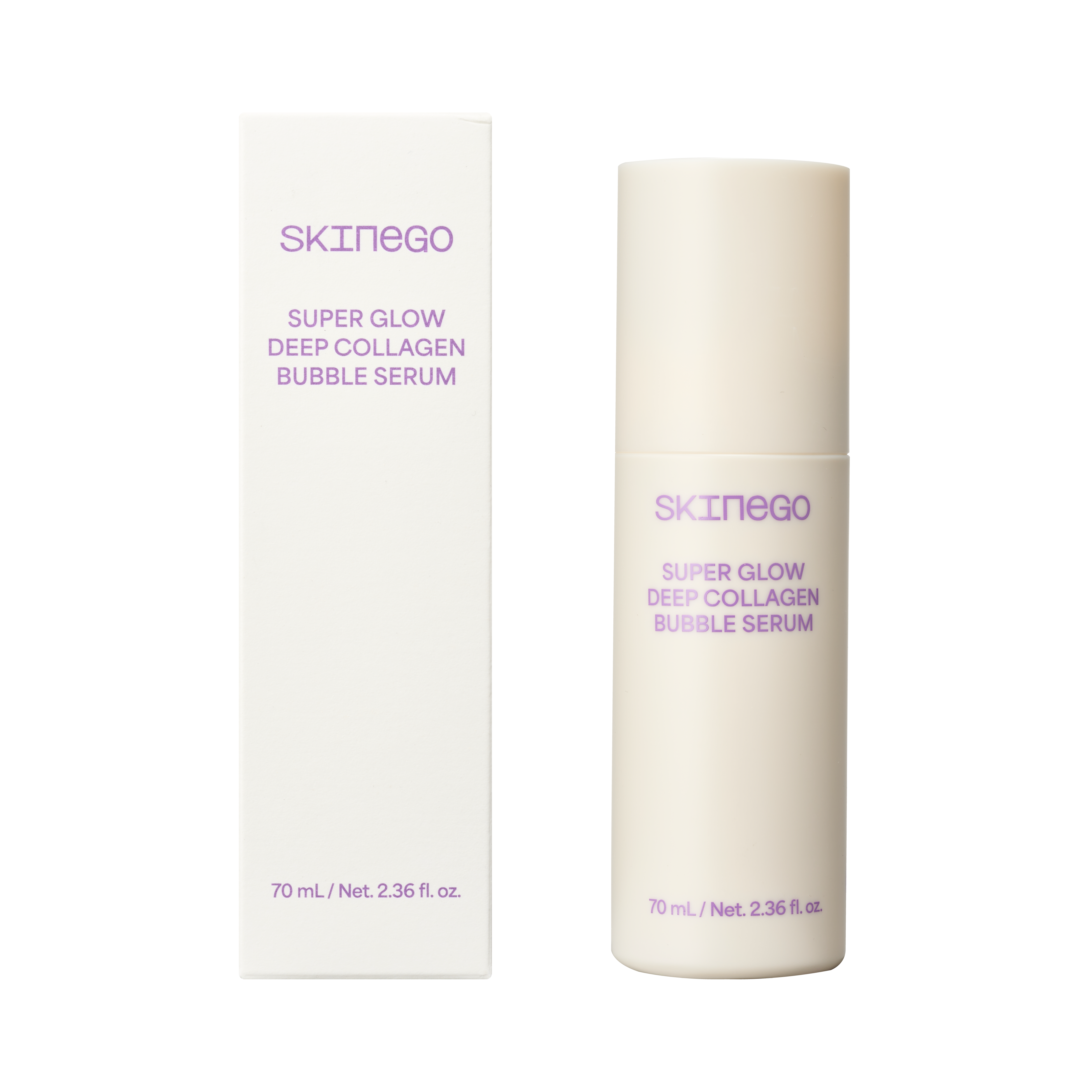 Skinego Super Glow Deep Collagen Bubble Serum 70ml – Hidratación Radiante y Reafirmante