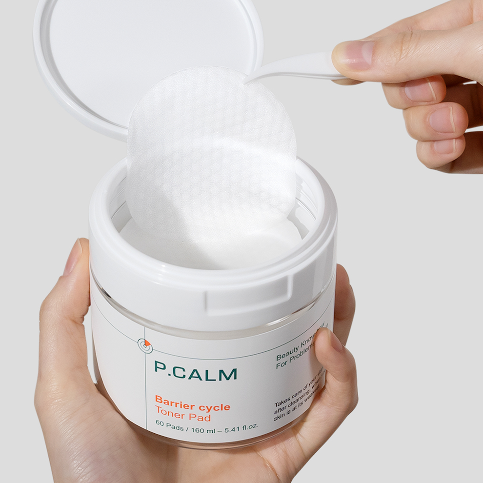 P.CALM Barrier Cycle Toner Pad 160ml – Soothes Sensitive Skin