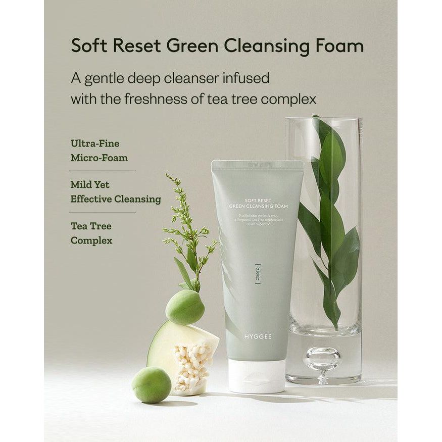 HYGGEE Soft Reset Green Cleansing Foam – 150ml