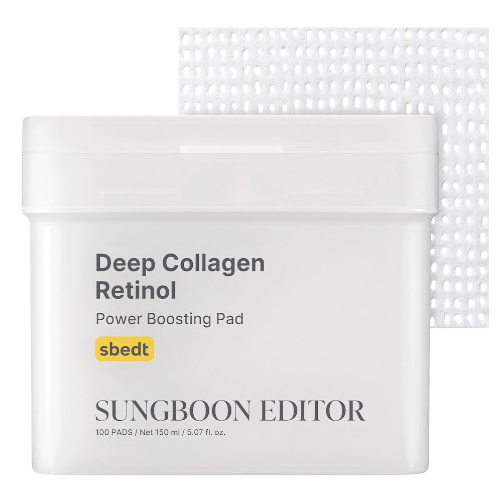 SUNGBOON EDITOR Deep Collagen Retinol Power Boosting Pad – 100 Pads