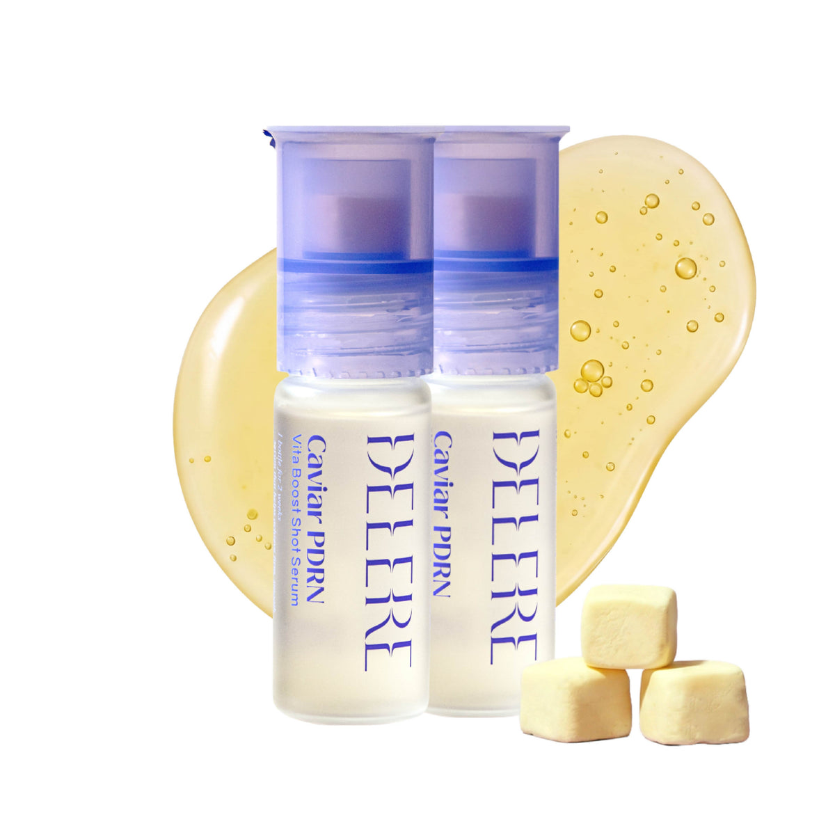 DELERE Caviar PDRN Vita Boost Shot Serum Double Set 15ml x 2