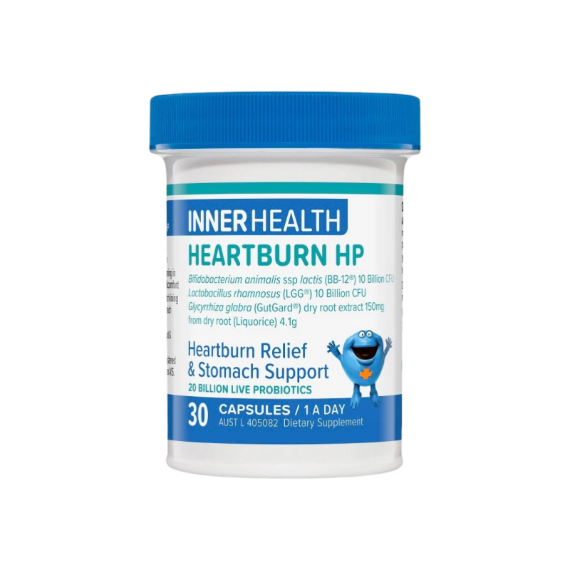 INNER HEALTH Acidez de estómago HP - 30 Cápsulas | Alivio de la acidez y apoyo estomacal