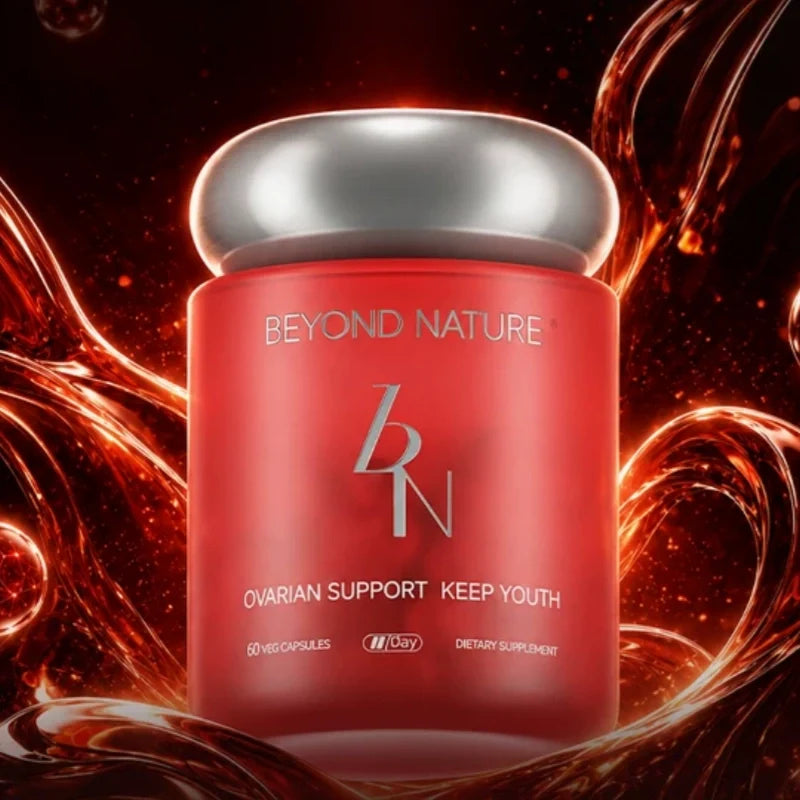BeyondNature Red Bottle Urolithin A CoQ10 & PQQ – 60 Capsules