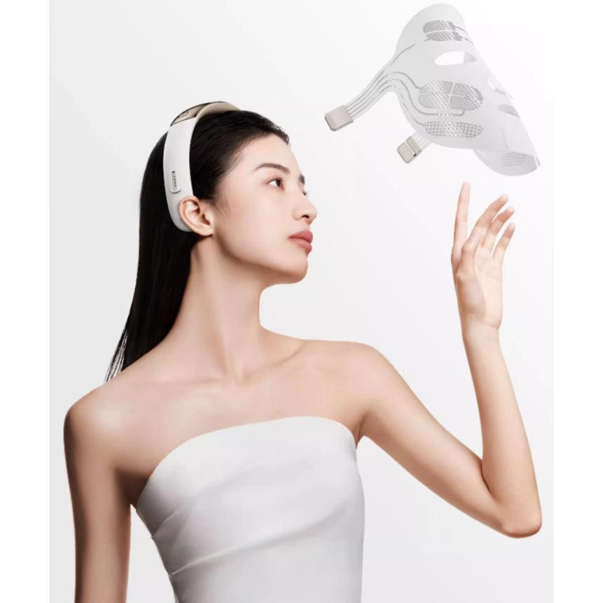 Dispositivo de belleza lifting FLOSSOM Flower Skin Pilot – Nanoconductor | Restablecimiento muscular Apple | Ajuste facial 360° | Diadema inteligente