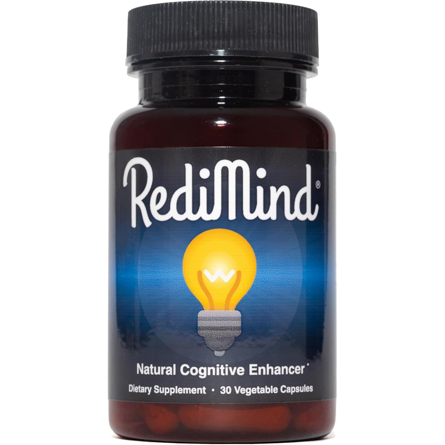Redimind - Natural Cognitive Enhancement Supplement Capsule - Non-Gmo, Vegan, Gluten-Free