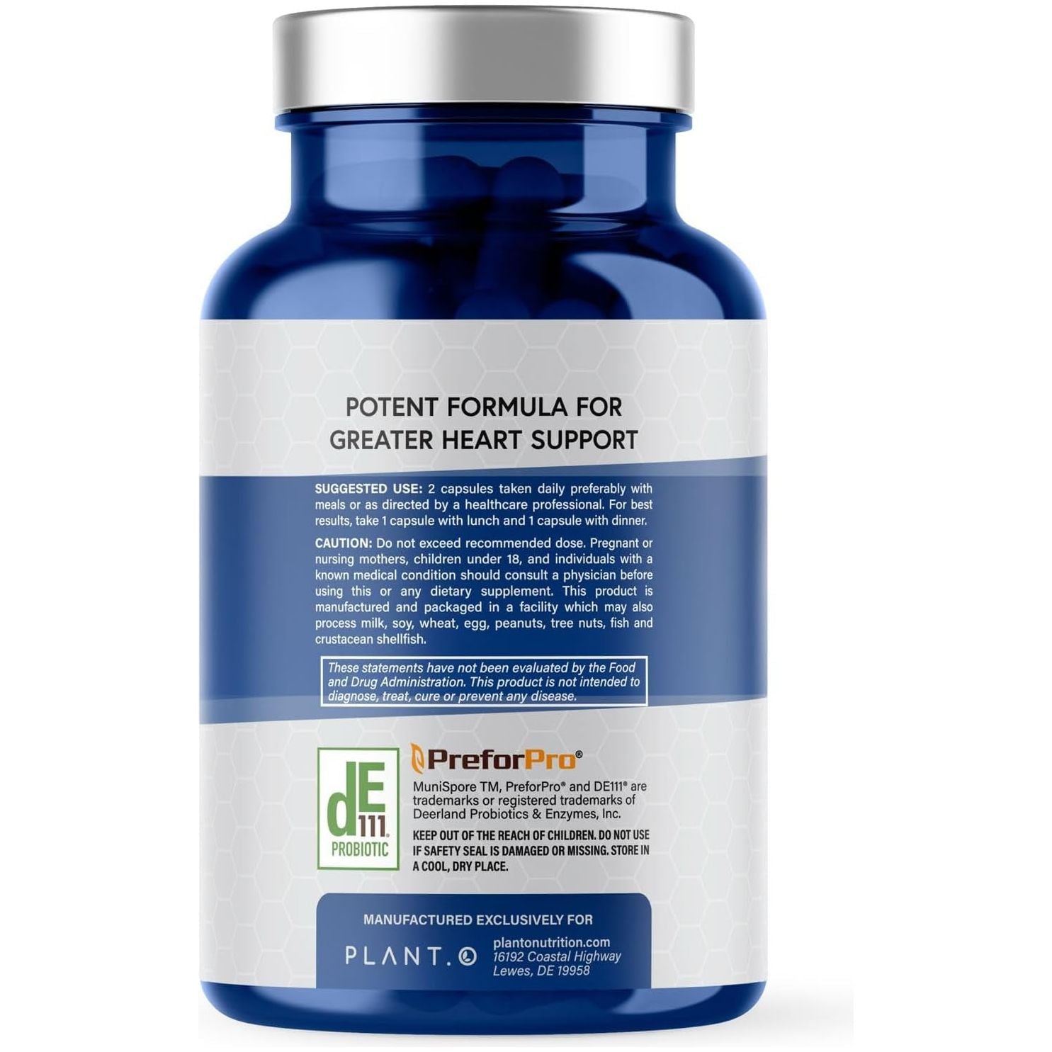 PLANT.O NUTRITION Complete Gut Health – 60 Capsules | 4-in-1 Digestive & Gut Support