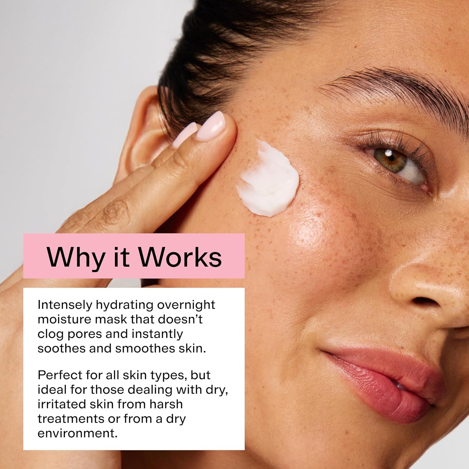 CLEARSTEM HYDRABERRY Hydrating Face Mask for Women - Night Mask for Sleeping for Women with Ceramides, Arnica & Magnesium PCA - Overnight Mask for Evening Hydration to Nourish & Protect Skin Barrier