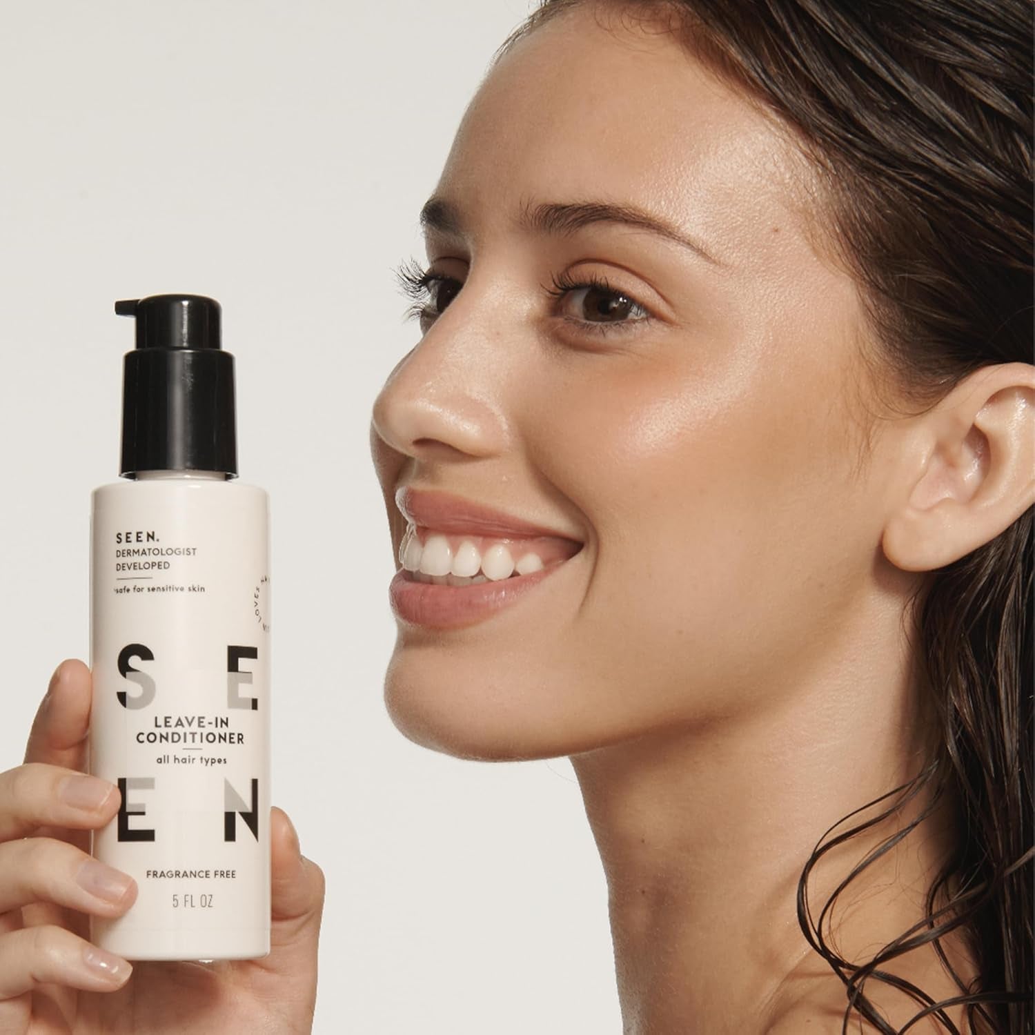SEEN Leave-In Conditioner – 5fl oz | Fragrance-Free, Non-Comedogenic Hydration for All Hair Types