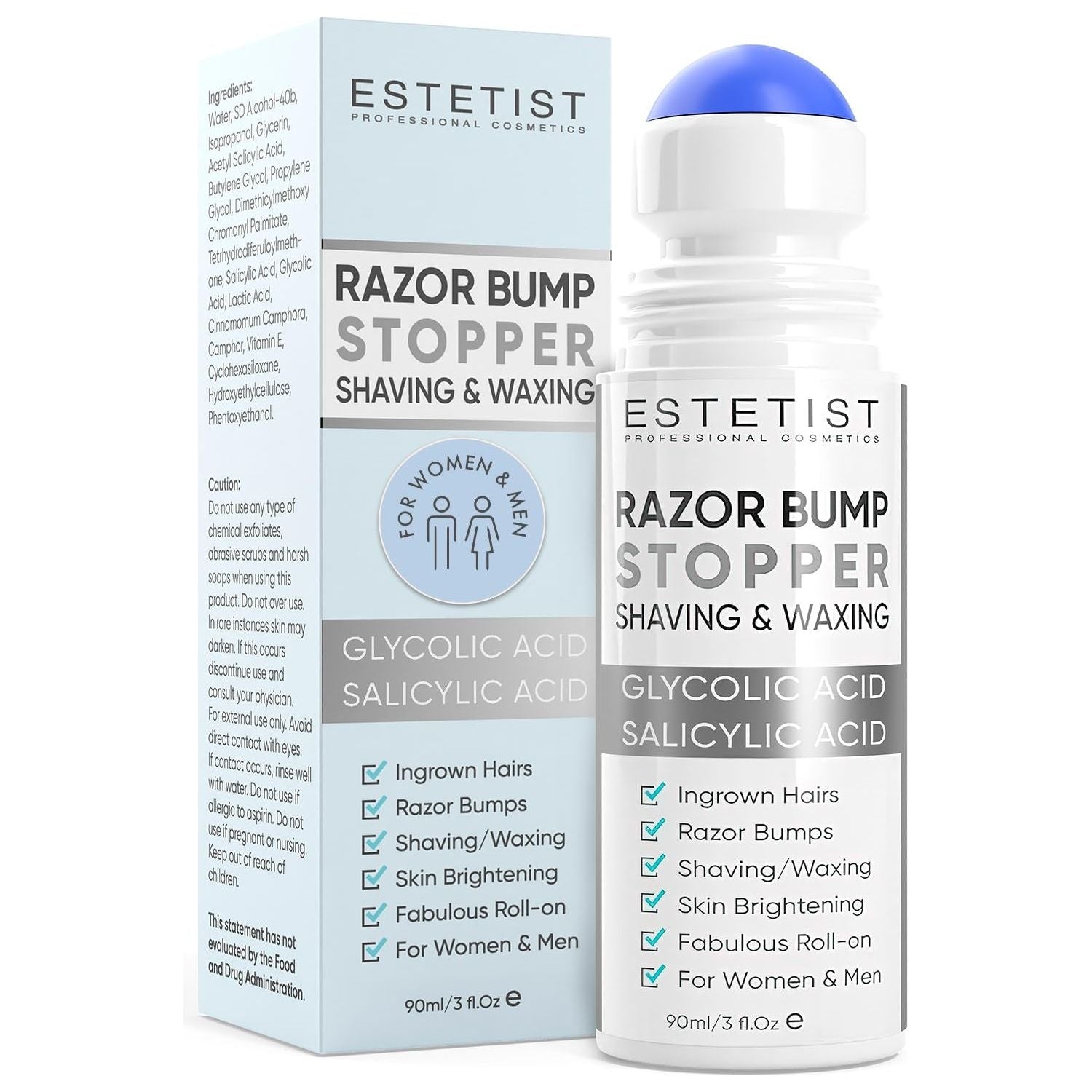 ESTETIST Razor Bump Stopper (Original Scent) – 90ml | Ingrown Hair & Dark Spot Solution