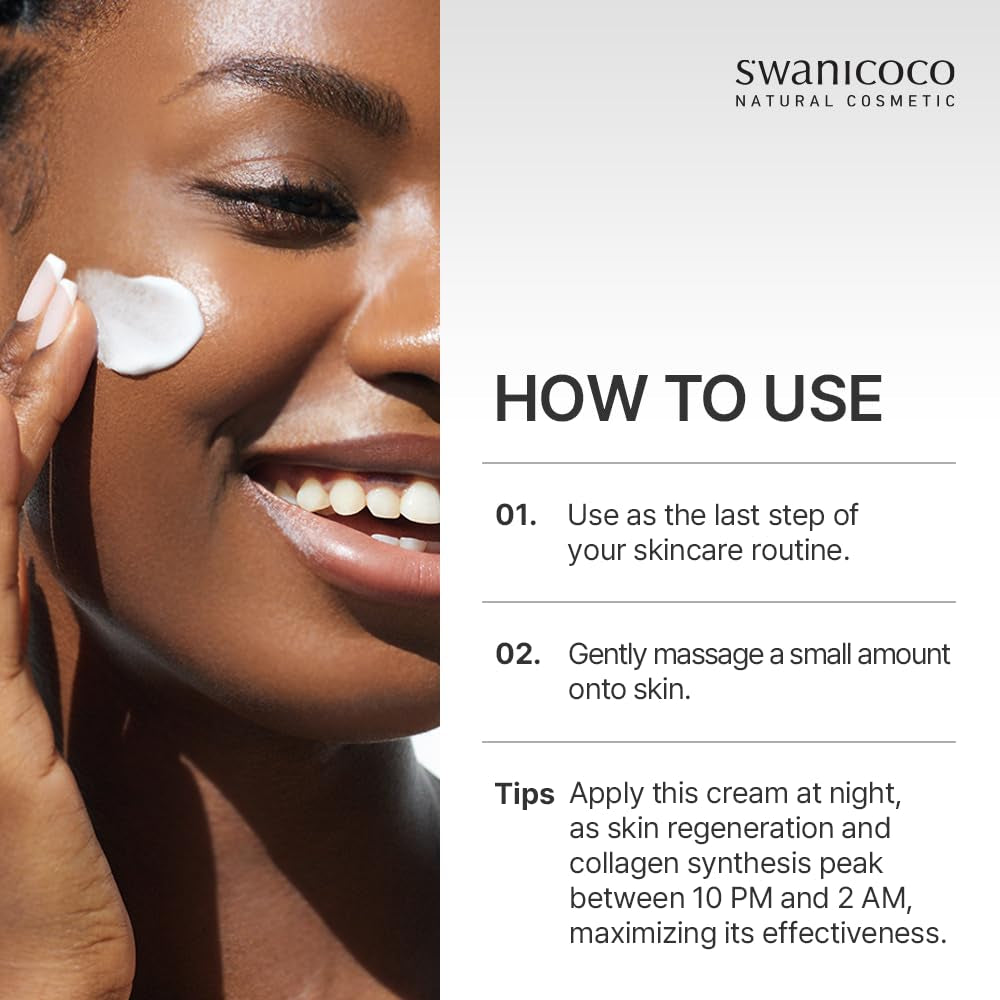 SWANICOCO Premium PDRN Recovery Cream, 15,000Ppm High-Concentrate Salmon DNA, Cica Exosome, Bakuchiol for Advanced Firming, Deep Hydrating Korean Skincare, Beach Vacation Essentials 40Ml/1.35 Fl Oz,