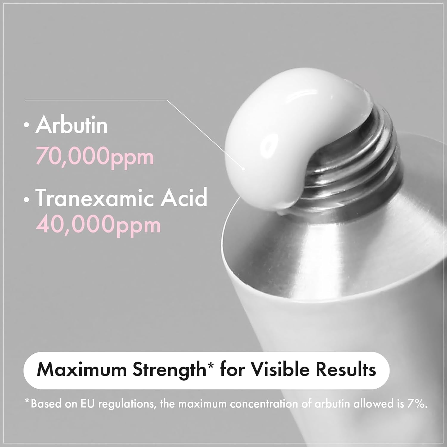 TOSOWOONG Arbutin 7.0 + TXA 4.0 Cream – 50ml | Brightening & Dark Spot Correcting Cream for Even Skin Tone