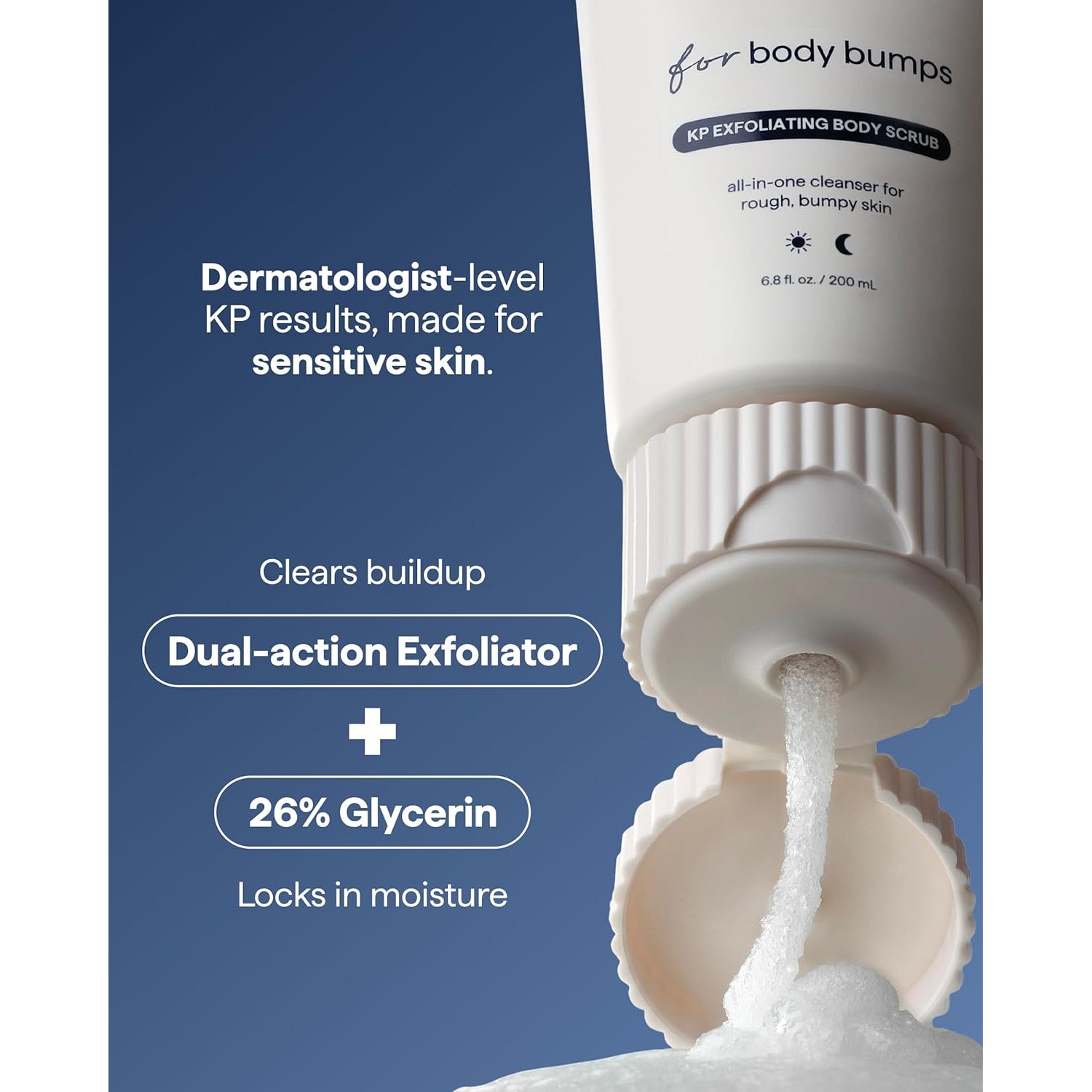 Remedy KP Exfoliating Body Scrub | Keratosis Pilaris and Chicken Skin Treatment - 200ml