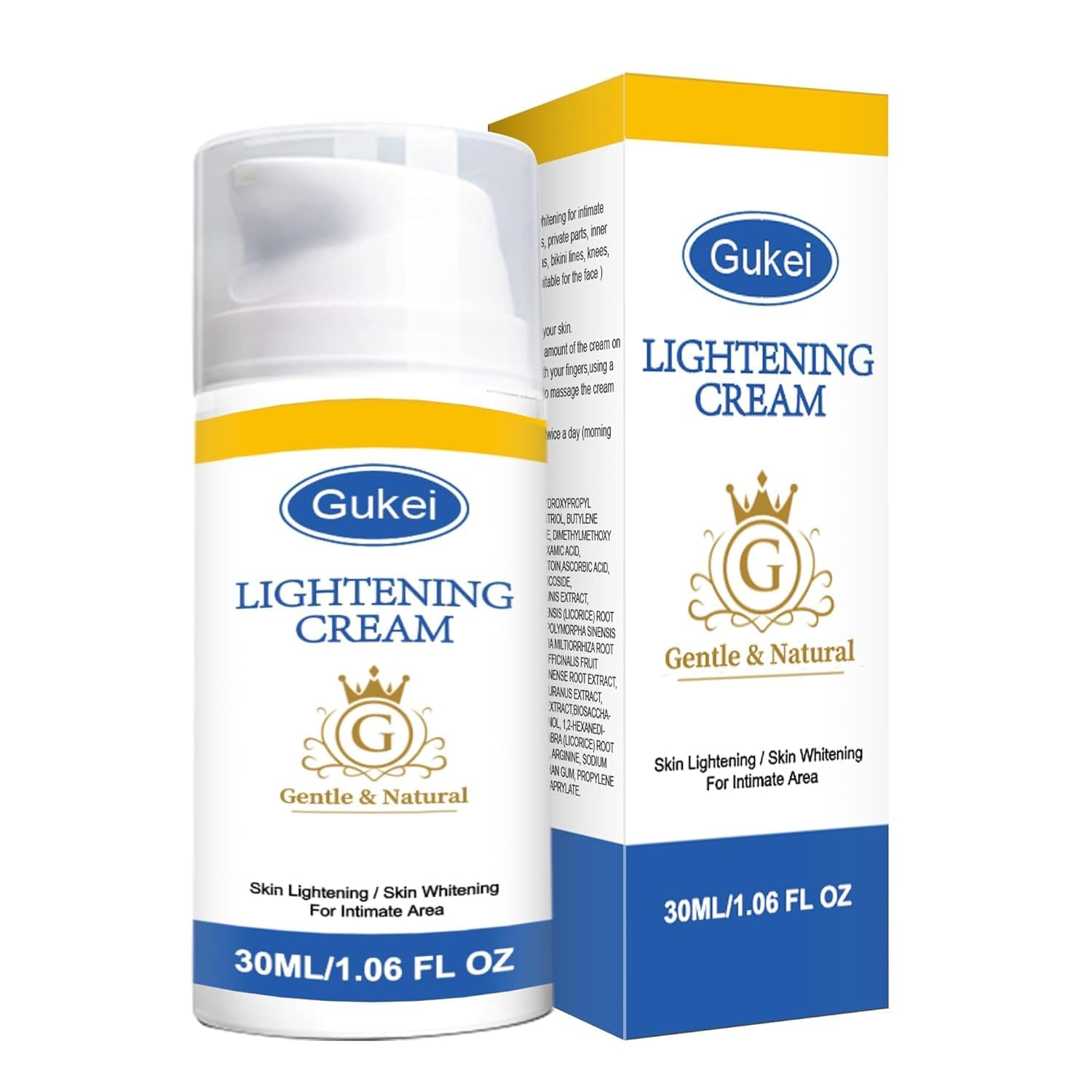 Gukei Intimate Brightening Gel – Niacinamide, Arbutin & Vitamin C for Dark Spot Correction | Underarms, Inner Thighs & Bikini Line | 30ml