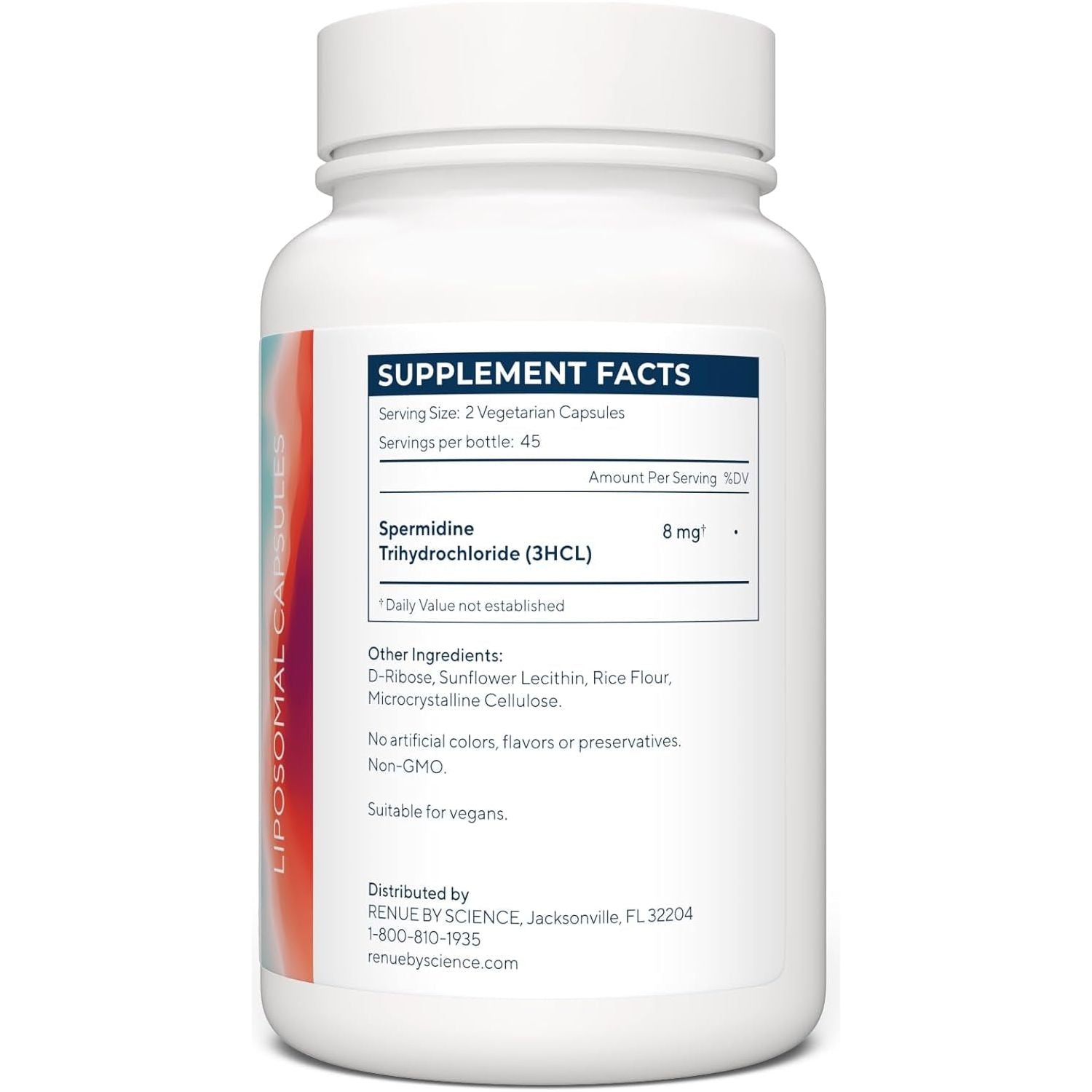 Renue By Science Lipo Spermidine Supplements – 90 Capsules | Cellular Health & Longevity Support