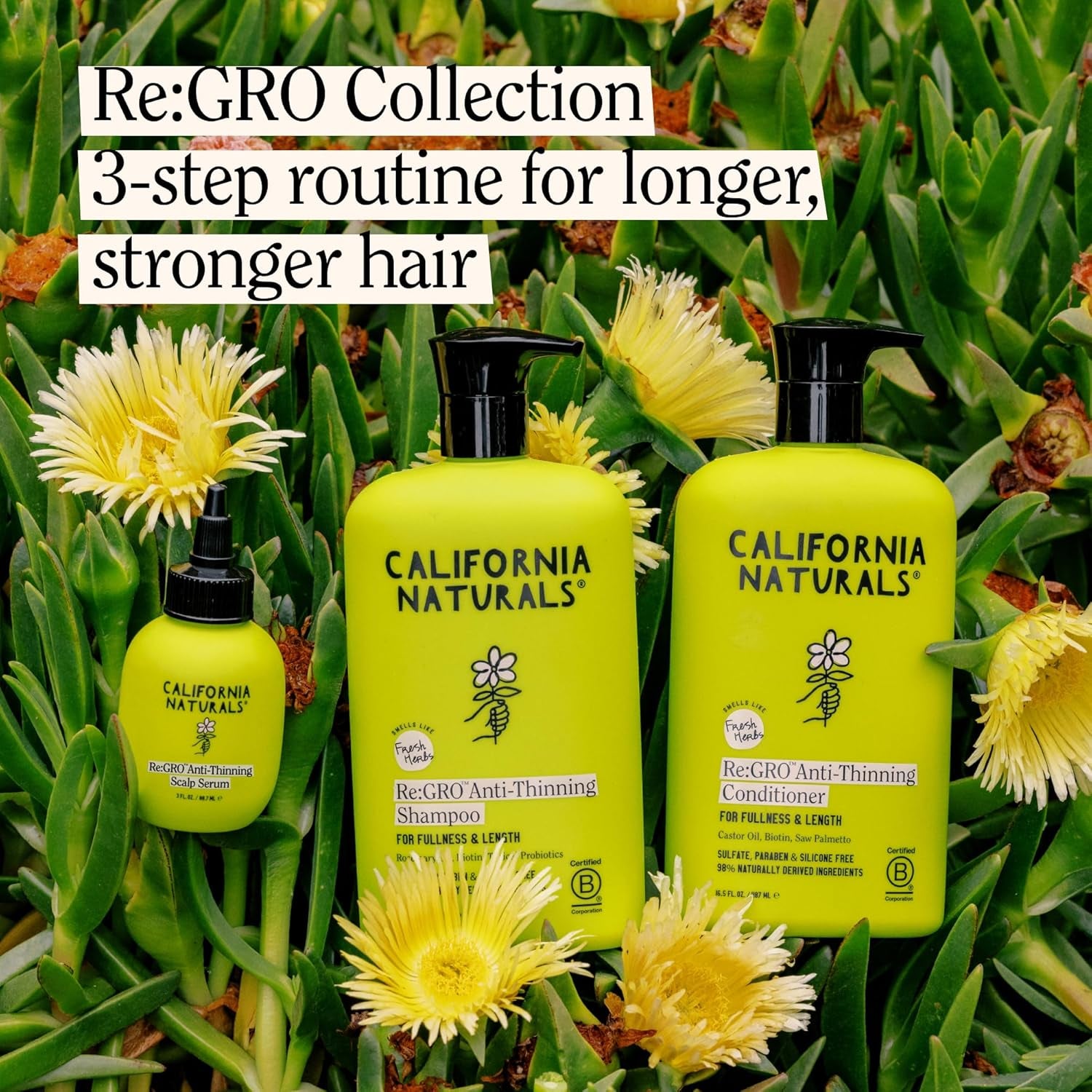 California Naturals Re:Gro Women's Scalp Serum – 5% Capixyl, Biotin & Rosemary Oil for Thicker Hair | 90ml