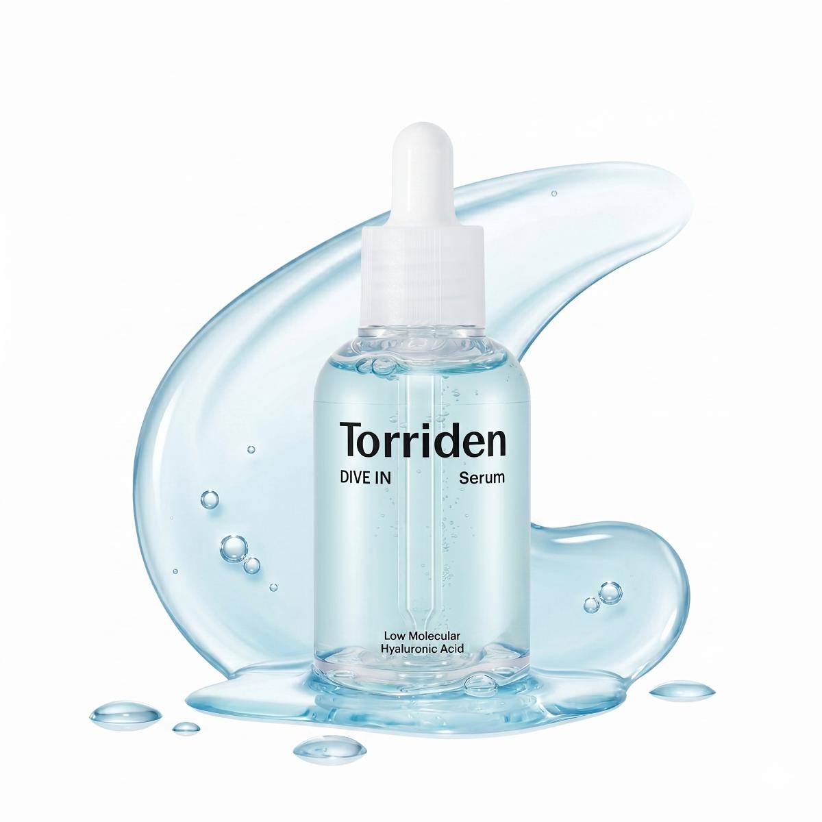 Torriden DIVE IN Hydration Trio – Cleansing Foam, Hyaluronic Serum & Soothing Cream