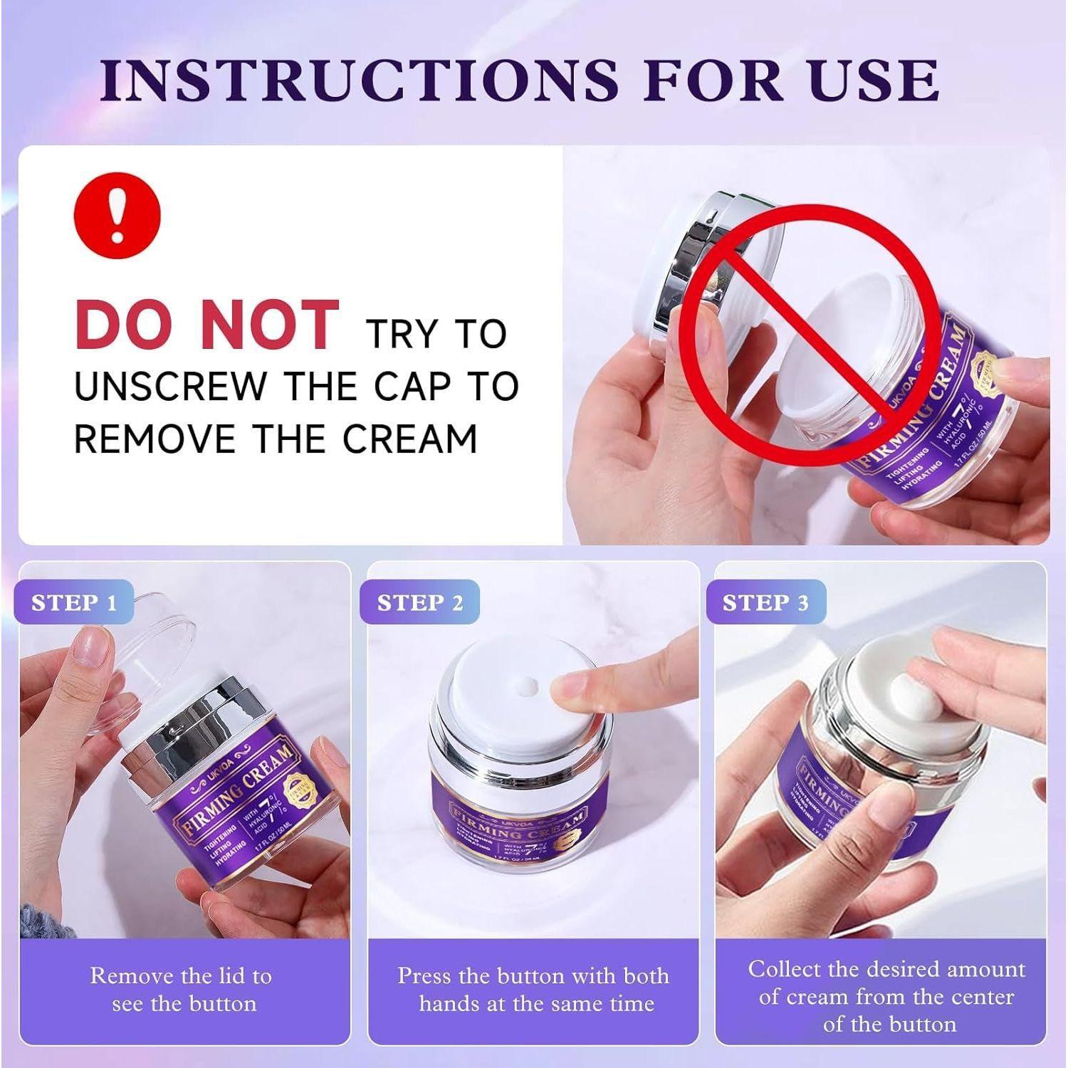 UKVOA Firming Cream – 50ml | Advanced Anti-Aging & Skin Tightening Formula