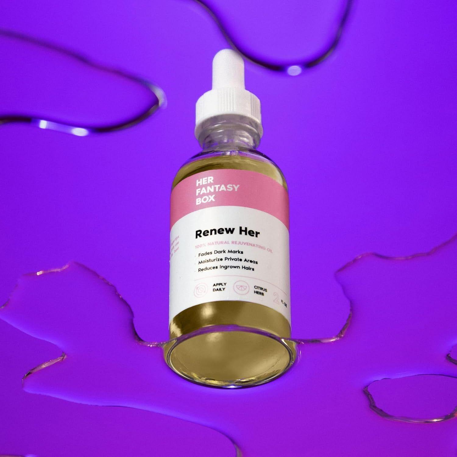Her Fantasy Box Renew Her 100% Natural Rejuvenating Oil – 59ml | Soothing & pH-Balancing Intimate Care