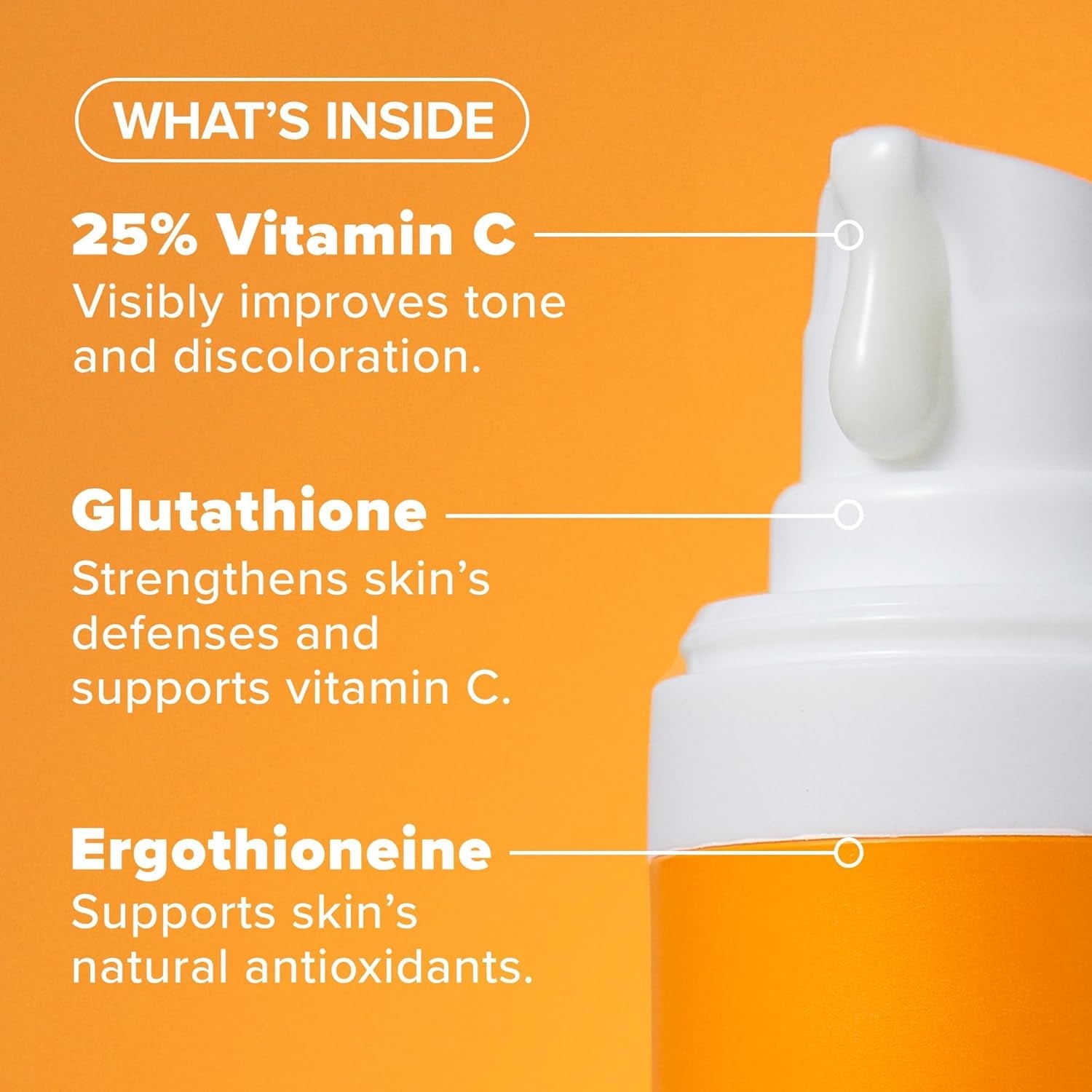 Paula’s Choice 25% Vitamin C + Glutathione Clinical Serum – 30ml | Brightens, Firms & Fades Stubborn Discoloration